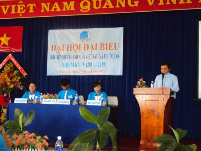 Đại hội đại biểu Hội LHTN xã Phước Lộc lần thứ IV  nhiệm kỳ 2014 – 2019