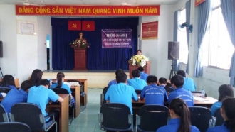 Đoàn viên thanh niên xã Phú Xuân tham gia góp ý  Dự thảo Bộ luật Dân sự (sửa đổi)