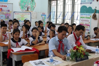Đại hội Chi đội nhiệm kỳ 2017 – 2018 của Trường Tiểu học  Nguyễn Bình