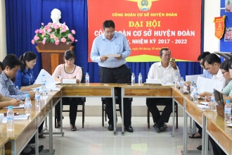 Hội nghị lần thứ tư Ban Chấp hành Huyện Đoàn khóa XI, nhiệm kỳ 2017-2022