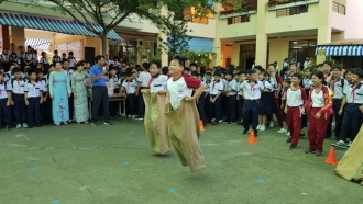 Hội trại vững bước tiến lên Đoàn và ngày hội Thiếu nhi vui khỏe tại trường TNCS Nguyễn Văn Quỳ năm 2019