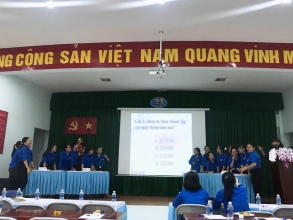 Các Chi đoàn trên địa bàn Huyện thực hiện Chi đoàn chủ điểm đợt 2 với chủ đề "Tuổi trẻ Việt Nam tự hào tiến bước dưới cờ Đảng"