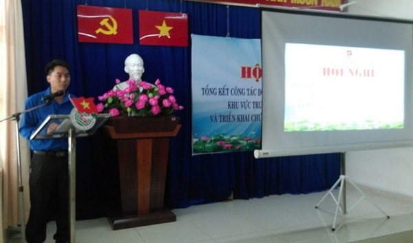 Đ/c Nguyễn Bá Tuyên - UVBTV, Trưởng Ban Thanh niên trường học Huyện đoàn