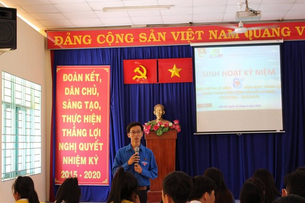 Đ/c Huỳnh Lê Tuấn Đạt - Nguyên Phó Bí thư Đoàn trường THPT Phước Kiển, nhiệm kỳ 2011 - 2012