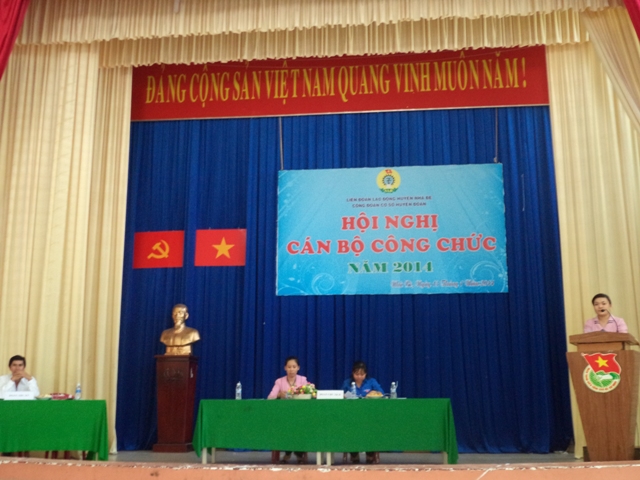 Hội nghị CBCC Công đoàn Huyện Đoàn - Nhà thiếu nhi năm 2014